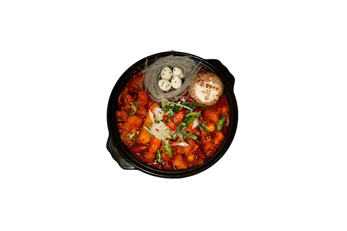묵은지 닭볶이 — 메뉴