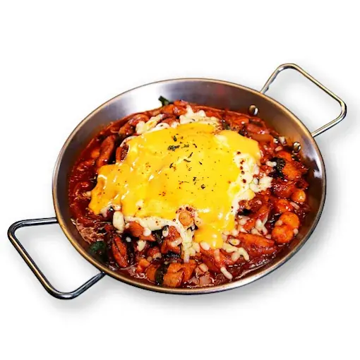 치즈불닭 + 김가루주먹밥 — 메뉴
